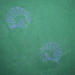 Stencil on Suade Paint